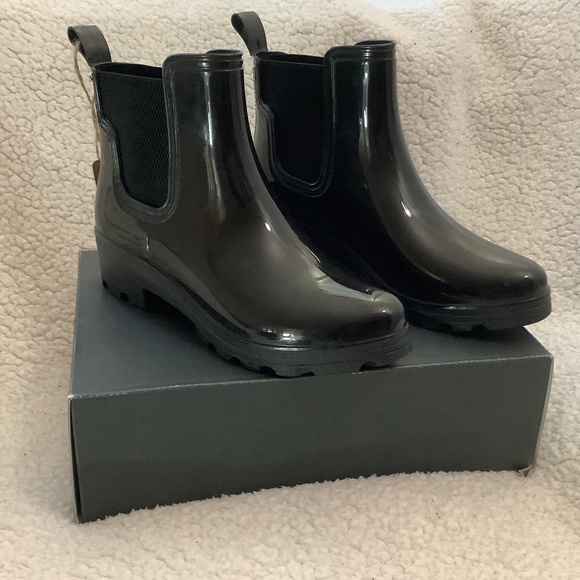 7 For All Mankind Shoes - Women Boots - booties - rain boots black